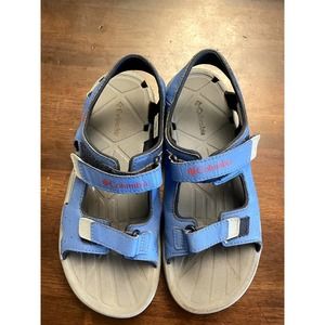 Blue Columbia sandals women's 7 men's 5